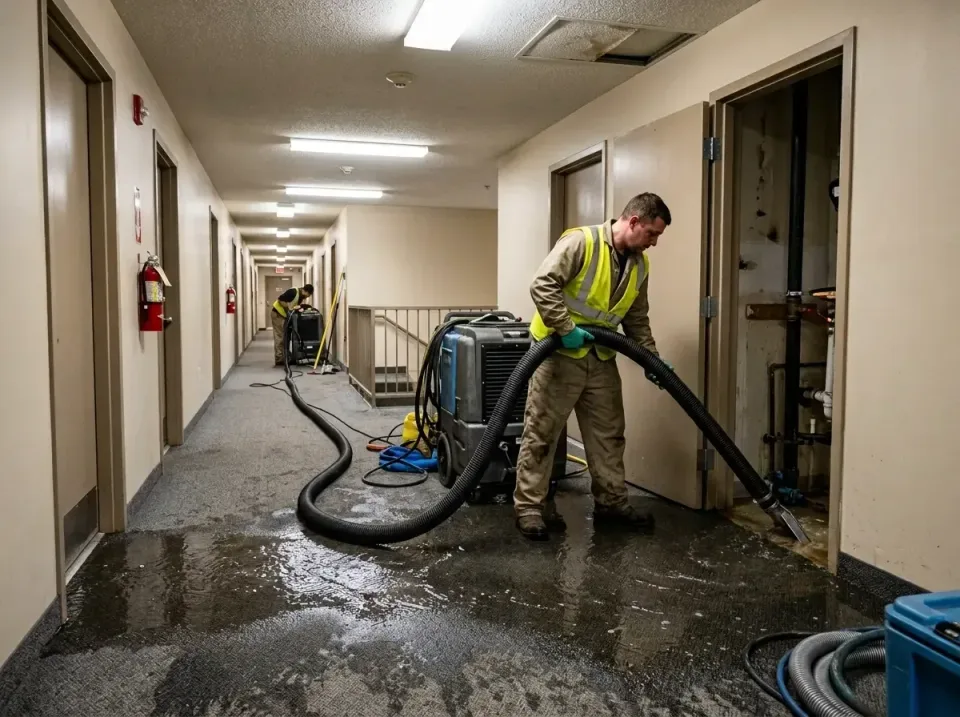 multi-unit-apartment-hallway-f-005 — frequently asked questions, Emergency Burst Pipe Water Extraction & Removal in Dunn, NC